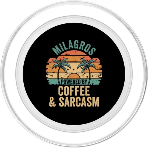 Vista 2 de MILAGROS Vibes Only Cute Retro Girls MILAGROS Name PopSockets MagSafe PopGrip for iPhone
