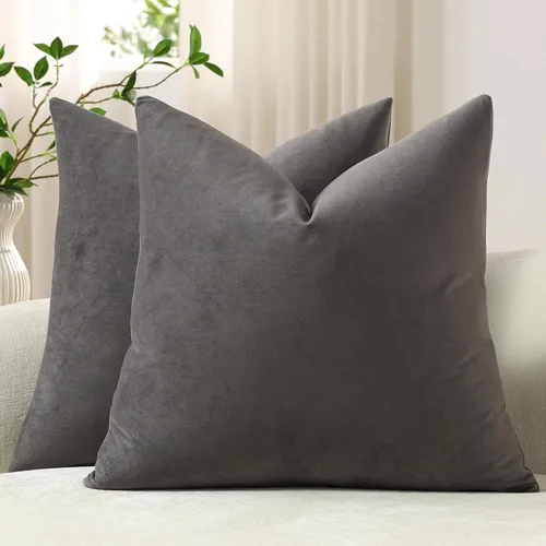 Vista 40 de Funda de almohada para cuerpo de Dezene, súper suave de terciopelo con cierre de cremallera oculto.