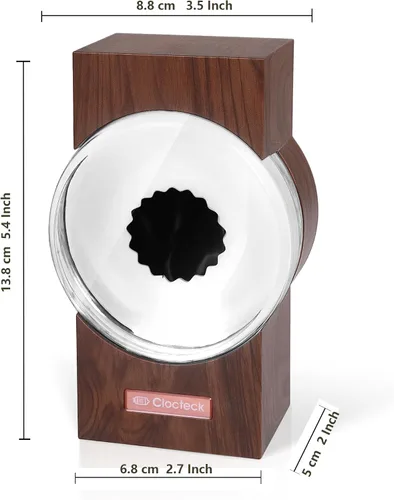 Vista 8 de ClocTeck Visualizador de Ferrofluido, Ferrofluido Bailarín con Ritmo, Altavoz de Música de Fluido Magnético, Decoración de Escritorio