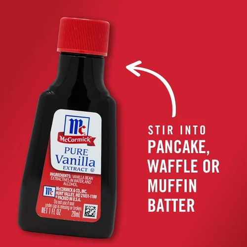 Vista 16 de Extracto de vainilla McCormick, puro, sin gluten, sin OGM, hecho con granos de vainilla de Madagascar, 1 fl oz