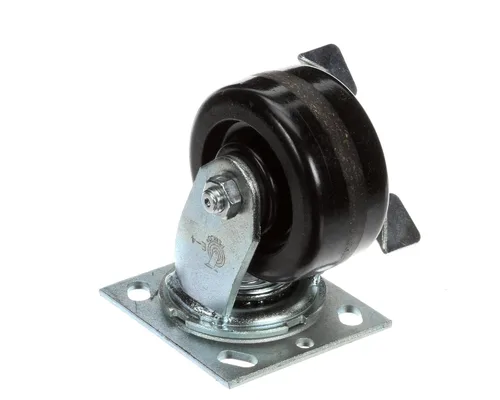 Vista 3 de Randell Rueda HD CST201 con freno, 5.5" O/A, rueda de 4