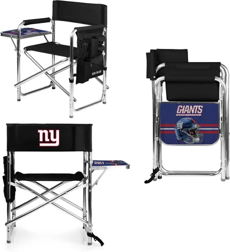 Vista 44 de Picnic TIME NFL Unisex-Adult NFL Sports Chair with Side Table, Beach Chair, Camp Chair for Adults