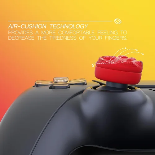 Vista 2 de PlayVital Thumbs - Tapas de cojín para el pulgar para PS54, funda de agarre para el pulgar para Xbox Series XS, tapas de agarre para el pulgar