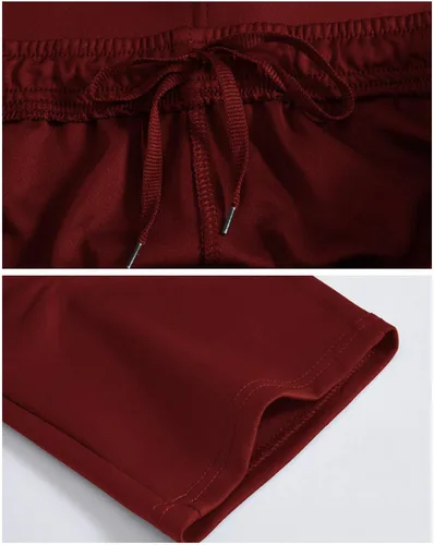 Vista 7 de Rdruko Conjunto deportivo de 2 piezas para hombre, para correr, gimnasio, ropa deportiva