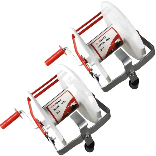 Vista 14 de Paquete de 1 carrete de esgrima eléctrico con engranajes 3:1 Incluye insulgrip gratis de 8 pulgadas