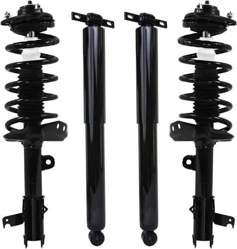 Vista 83 de Detroit Axle - Kit de amortiguadores de 4 puntales para Ford Escape 14-19, 2 puntales delanteros con resorte helicoidal 2 amortiguadores traseros