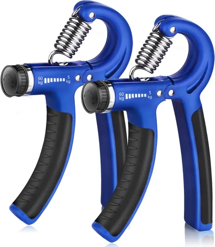 Vista 7 de AIXPI Grip Strength Trainer, Hand Grip Exerciser Strengthener with Adjustable Resistance 11-132 Lbs (5-60kg), Forearm Strengthener, Hand Exerciser