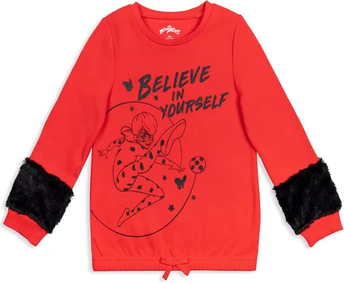 Vista 3 de Miraculous Ladybug - Conjunto de sudadera y leggings de forro polar para niñas