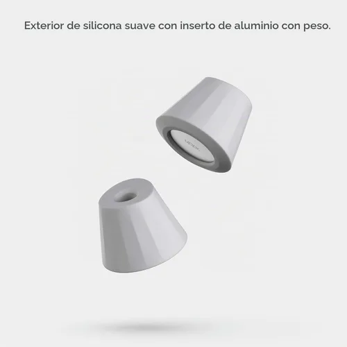 Vista 3 de UPPERCASE Designs NimbleStand - Soporte vertical compatible con Apple Pencil con/sin funda o agarre (gris nube)