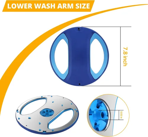 Vista 2 de 5304517982 Reemplazo del brazo de lavado inferior para lavavajillas Frigidaire Brazo de pulverización inferior El rociador orbital inferior