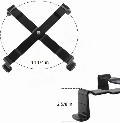 Vista 2 de Soporte de parrilla para nido grande de huevo verde, accesorios para huevos verdes grandes, soporte para mesa de Kamado (L-para grande BGE)