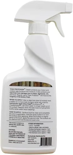 Vista 5 de EcoDecors Loveable Protexion - Sellador de teca de 16 onzas para muebles de exterior