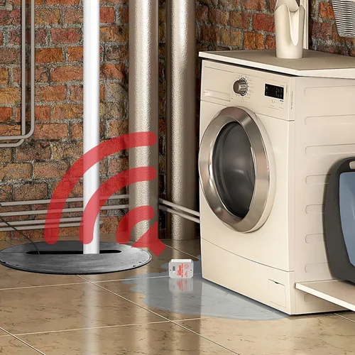 Vista 6 de The Basement Watchdog Alarma de agua compacta de 110 dB con tecnología de detección de 360 ° (BW-WA360)