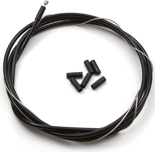 Vista 2 de Clarks Cable de engranaje de acero inoxidable 6086, negro Cables-de-frenos de bicicleta y carcasa