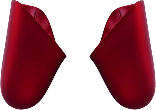 Vista 7 de eXtremeRate Red Replacement Handle Grips for Nintendo Switch Pro Controller, Soft Touch DIY Hand Grip Shell for Nintendo Switch Pro - Controller NOT