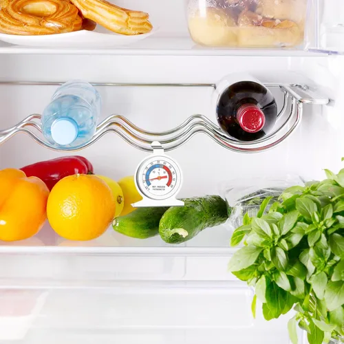 Vista 7 de Paquete de 24 termómetros de acero inoxidable para refrigerador, congelador de doble escala, con esfera grande, rango de temperatura de -20 ~ 80