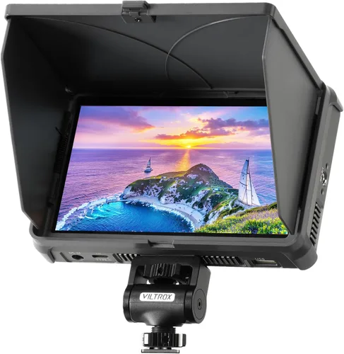 Vista 9 de VILTROX Monitor de campo de cámara de 7 pulgadas, monitor de cámara táctil de 2800 liendres, monitoreo de video Full HD de 1920 x 1080, Lut 3D