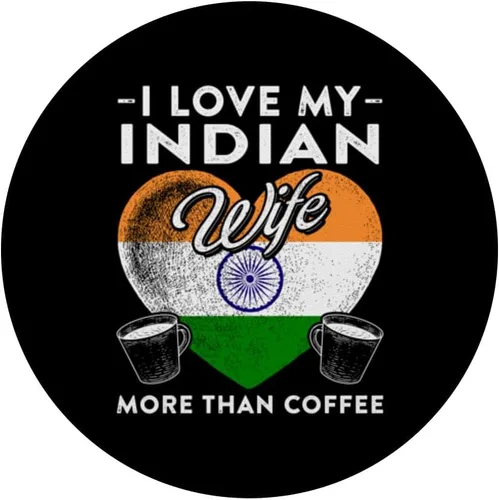 Vista 3 de India Indian Roots Indian Heritage Proud Indians Flag PopSockets Swappable PopGrip