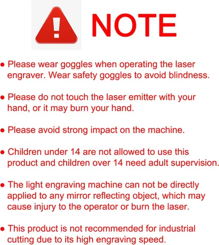 Vista 8 de ORTUR Laser Master 2 S2 4000mW Laser Engraver Laser Engraving Cutting Machine (LU1-3), Laser Class 4