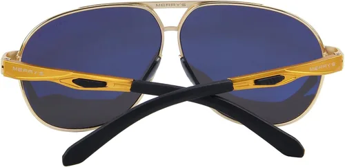 Vista 3 de MERRY'S Hombres Clásico Marca HD polarizado Gafas de sol de conducción de aluminio gafas de sol S8611