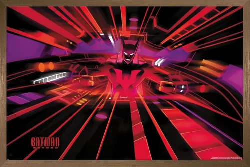 Vista 15 de Trends International DC Comics TV Batman Beyond - Póster de pared de bañera, 22.4 pulgadas de largo x 14.7 pulgadas, versión enmarcada en madera