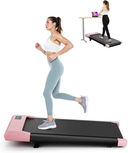 Vista 8 de SupeRun Walking Pad, Under Desk Treadmill, 3 in 1 Portable Treadmill with Remote Control LED Display, 2.5 HP Quiet Walking Jogging Machine for
