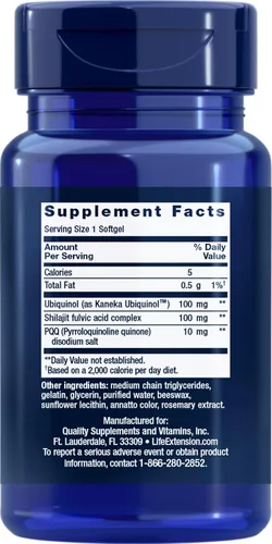 Vista 2 de Life Extension Super Ubiquinol CoQ10 con PQQ, 30 cápsulas blandas (paquete de 2)