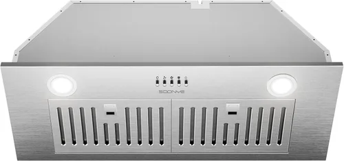 Vista 11 de Campana extractora de 30 pulgadas, campana extractora de 600 CFM, campana para estufa de ventilación de cocina con sensor de gestos de 3
