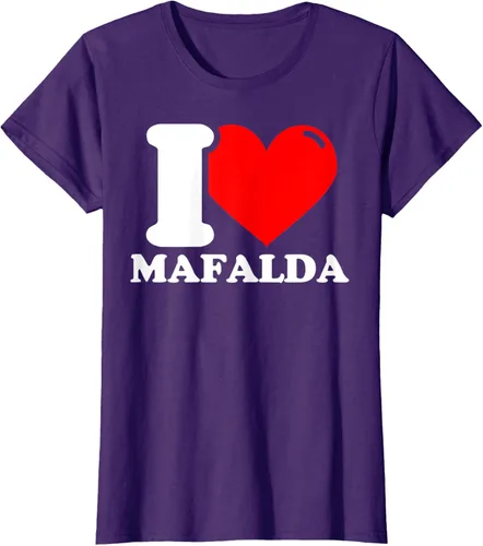 Vista 11 de Camiseta I Love Mafalda, Negro