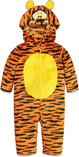 Vista 2 de Disney - mameluco de Winnie The Pooh, para niños, con gorro.