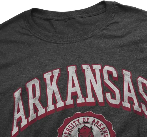 Vista 3 de Campus Lab Official NCAA Classic Seal Collegiate Classic Ring-Spun T-Shirt Unisex for Men & Women Collection