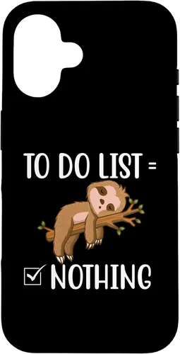 Vista 31 de To Do List - Sleeping Sloth Wildlife Animal Lover Zookeeper Case for iPhone 15
