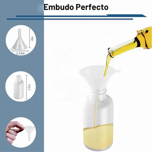 Vista 5 de 5 botellas de plástico para apretar (1 onza), botella de aceite de pistola de precisión, aplicador de aceite LDPE con punta aplicadora de acero