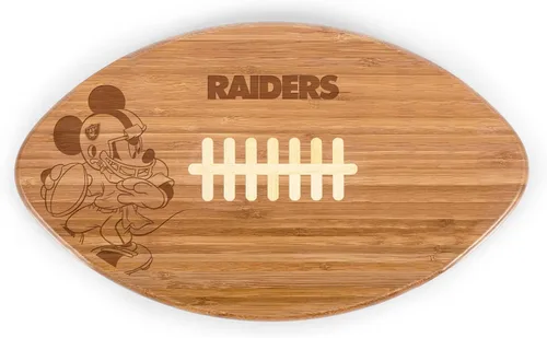 Vista 10 de PICNIC TIME NFL NFL Mickey Touchdown - Tabla de cortar y bandeja para servir de fútbol americano