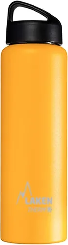 Vista 18 de Laken Thermo Classic - Botella de agua de acero inoxidable aislada al vacío de boca ancha Azul