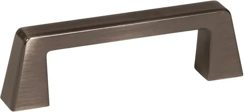 Vista 63 de Amerock BP55280GM Tirador de aparato de bronce Mango de electrodoméstico de centro a centro de 12 pulgadas (12.008 in) Roca negra Tirador