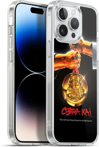 Vista 151 de Head Case Designs Funda de gel suave con licencia oficial de Cobra Kai Gold Medal Graphics compatible con Apple iPhone 7 Plus/iPhone 8 Plus