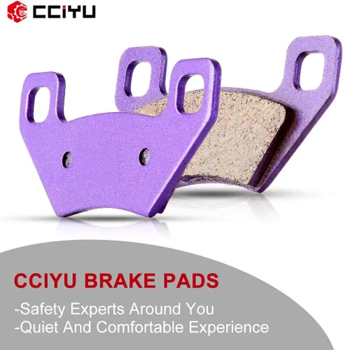 Vista 2 de CCIYU Pastillas de freno aptas para Arctic-cat 2004 2005 2006 2007 2008 2009 2010 2011 2012, 2012 para KYMCO Maxxer, para KYMCO MXU375 2010 2011