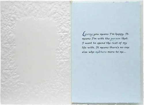 Vista 4 de Blue Mountain Arts Tarjeta de aniversario: hermosa tarjeta para compartir con tu cónyuge, pareja u otra persona significativa