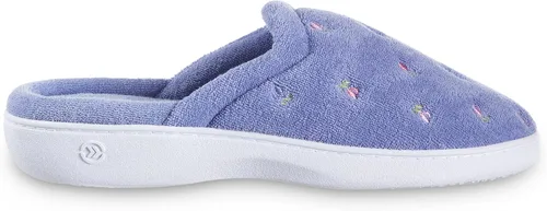Vista 6 de isotoner Pantuflas tipo zueco bordadas extra pequeñas para mujer