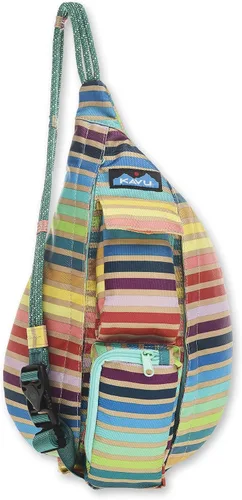 Vista 22 de KAVU - Mini bolsa de cuerda Chispa azul