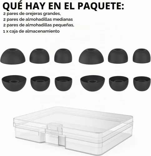 Vista 8 de AhaStyle Almohadillas para Beats Studio Buds/Powerbeats Pro 2/Solo Buds/Fit
