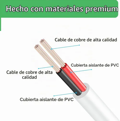 Vista 5 de Cable de extensión de alimentación CC de 3.3 pies, adaptador de corriente de 12 V/24 V, cable de extensión de 0.217 in x 0.083 in para cámara