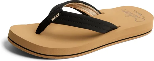 Vista 19 de Reef Brisa - Sandalia acolchonada para mujer. Negro/Negro