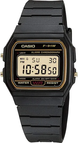 Vista 2 de Casio Reloj de cuarzo casual digital unisex F-91WG-9Q Azul Patchwork Digital movimiento de cuarzo