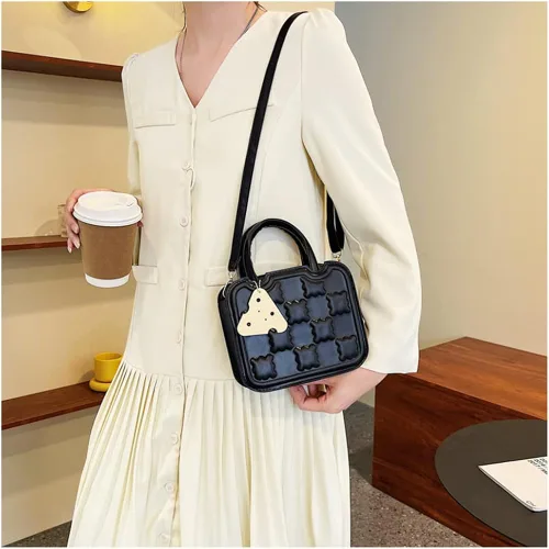 Vista 5 de Bolso bandolera para niñas pequeñas con asa superior