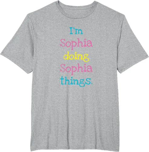 Vista 72 de Sophia - Camiseta con texto personalizado para niñas