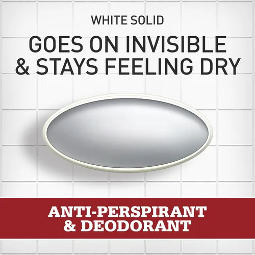 Vista 3 de Old Spice Fresher Collection Invisible sólida de los hombres antitranspirante y desodorante, Ambar