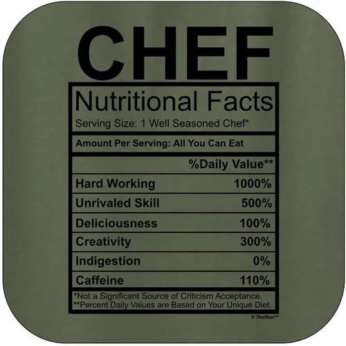 Vista 2 de ThisWear Regalo para chef, hechos nutricionales, regalos de broma, sudadera con capucha divertida