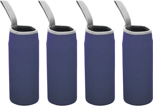 Vista 15 de PATIKIL Fundas para botellas de agua, bolsa de transporte con aislamiento de neopreno con correa para el dedo